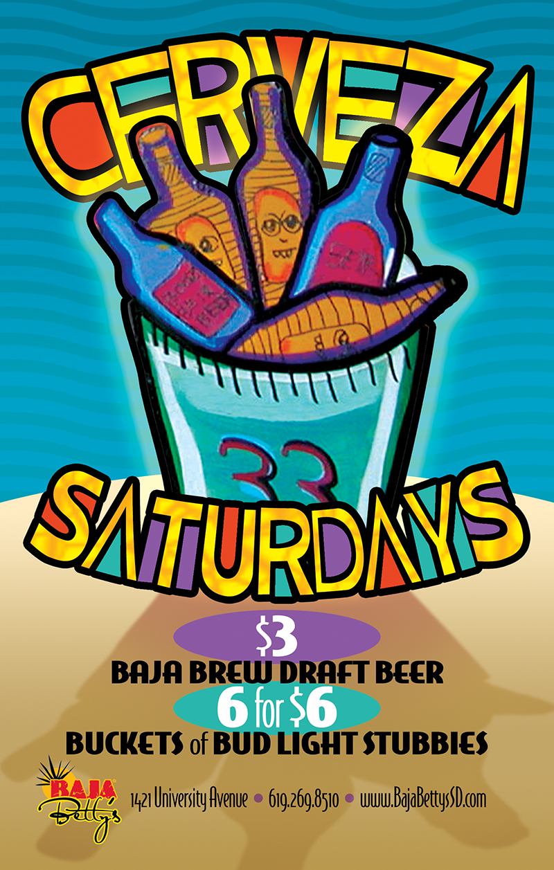Cerveza Saturdays at Baja Betty's